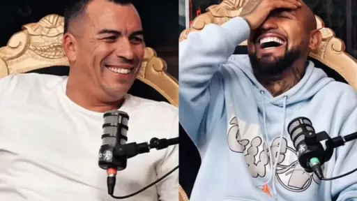 Esteban Paredes fue entrevistado por Arturo Vidal, Captura