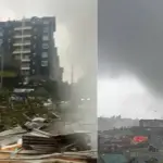 Tornado en Puerto Varas , Captura de redes sociales
