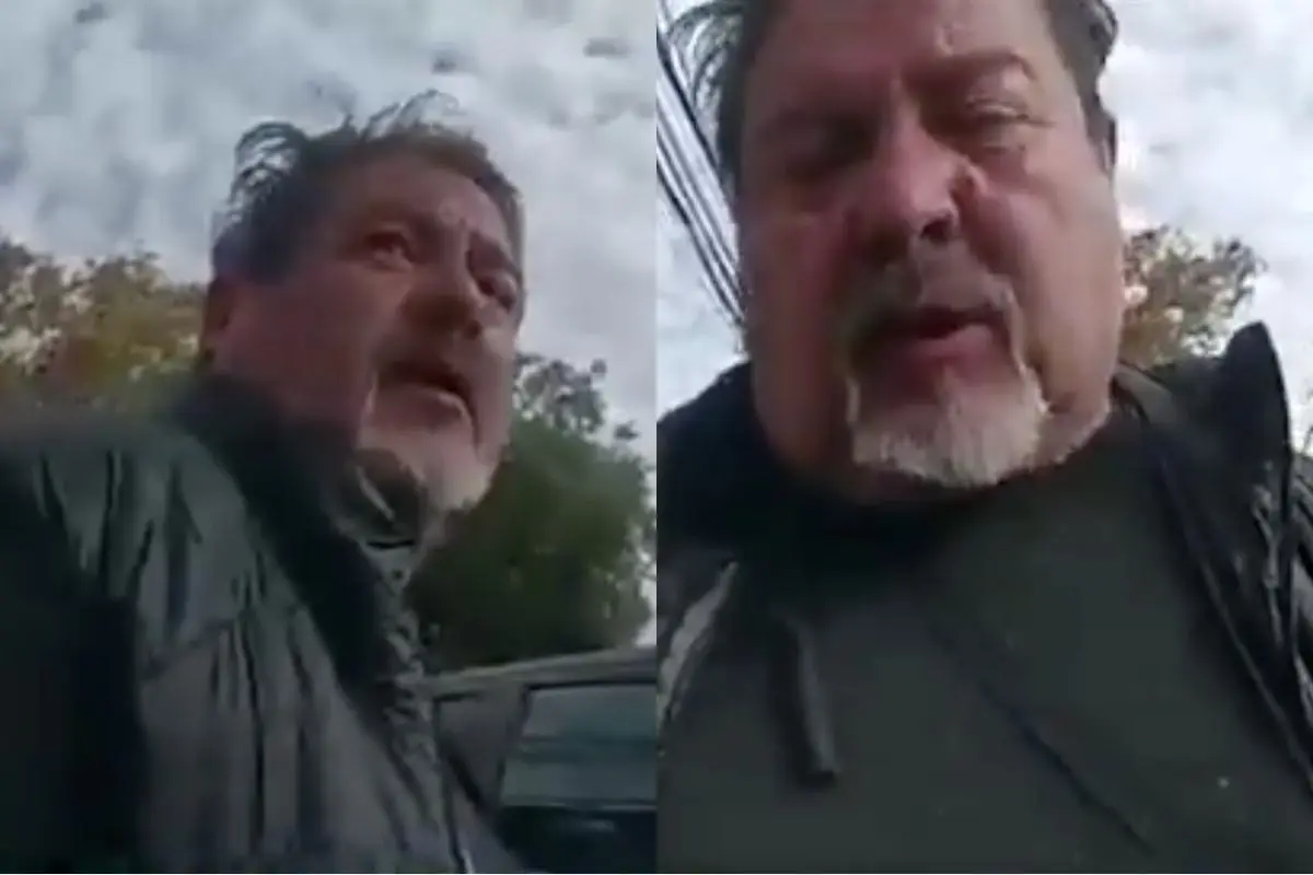 Hombre que atropelló a dos personas en Providencia, Captura de pantalla