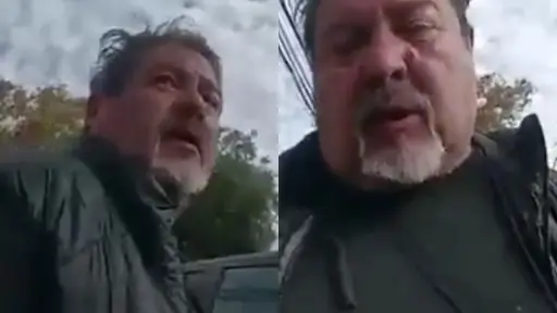 Hombre que atropelló a dos personas en Providencia, Captura de pantalla