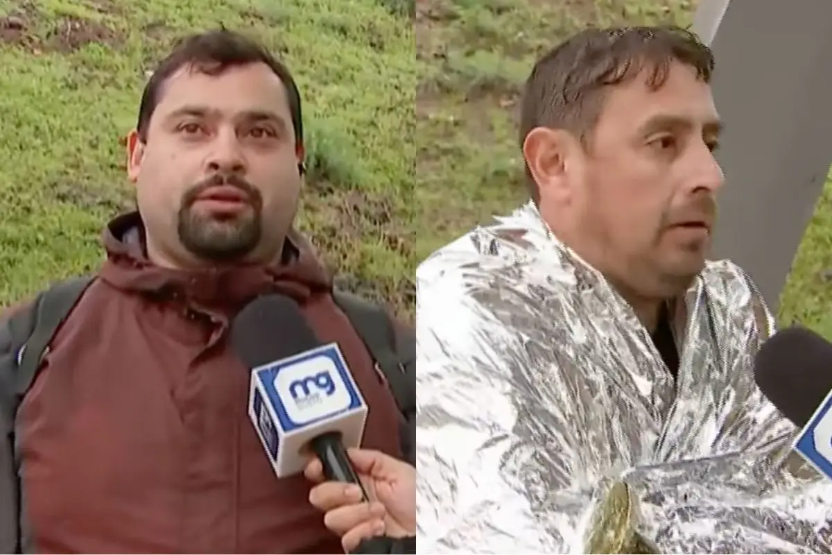 Testimonio de pasajeros de bus volcado, Captura de pantalla