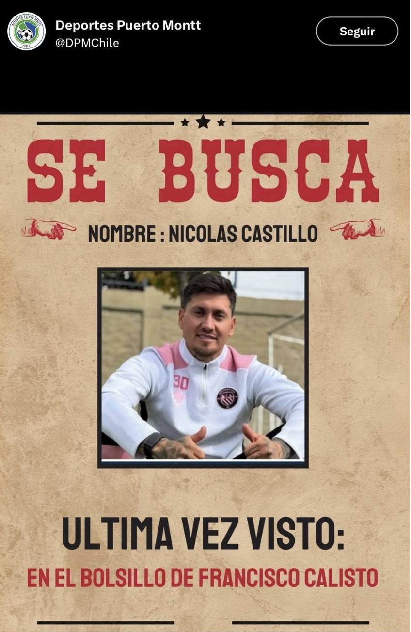 Nicolas Castillo - Captura redes sociales