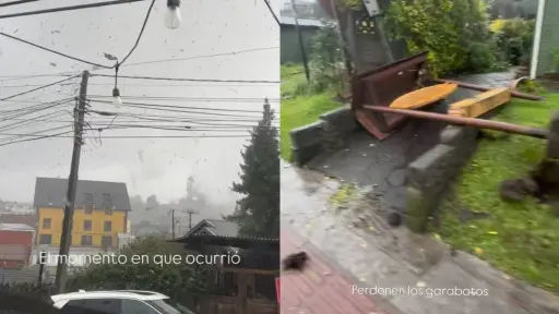 Actor de Mega estuvo en medio del tornado que azotó a Puerto Varas, Etienne Bobenrieth | Instagram