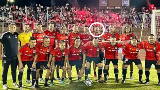 Eduardo Espinoza junto a los cracks de Colo Colo, Instagram