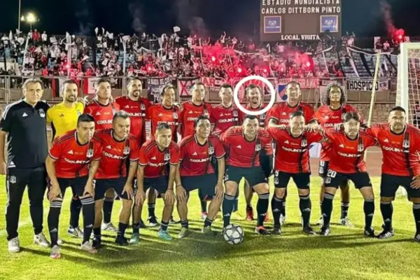 Eduardo Espinoza junto a los cracks de Colo Colo ,Instagram