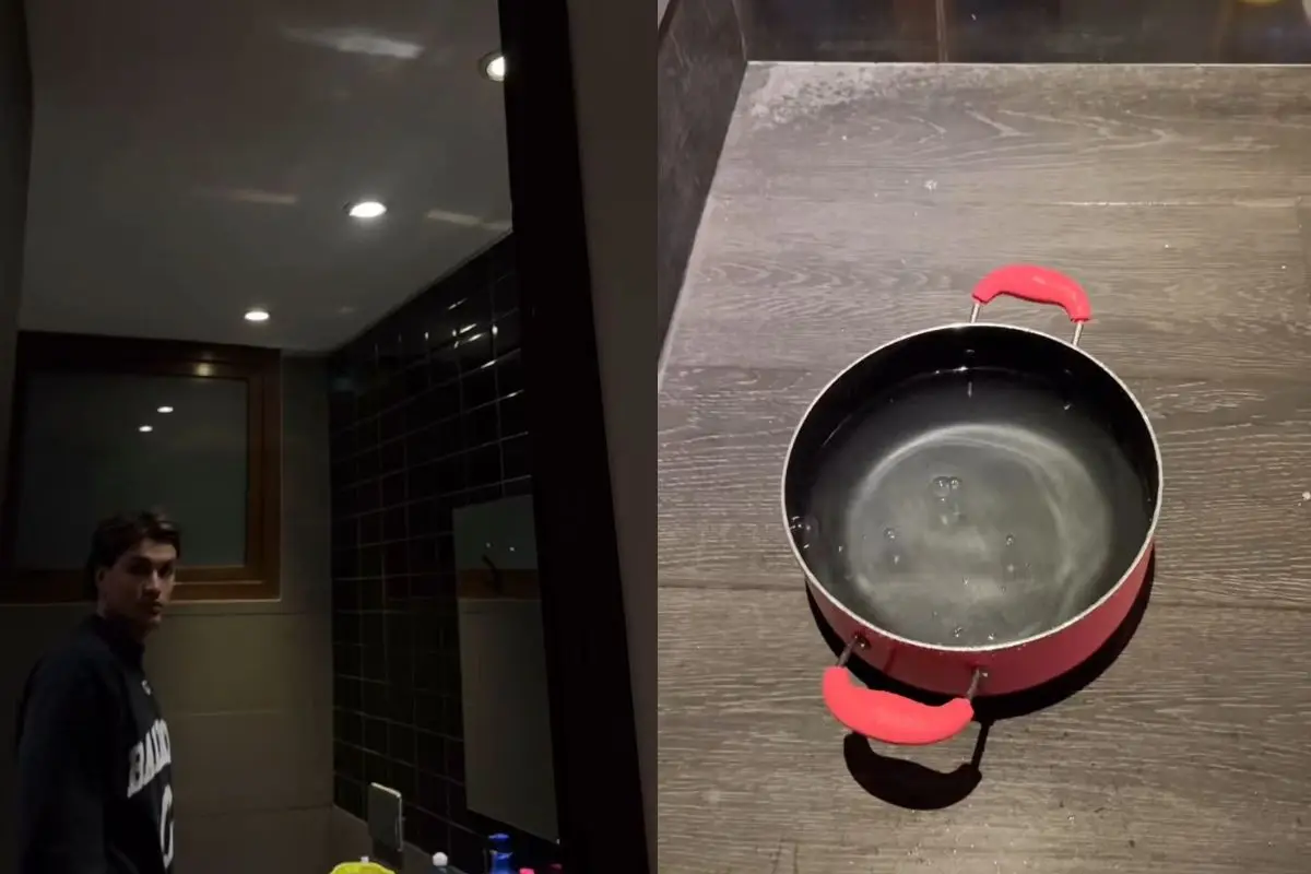 El departamento terminó completamente inundado, Instagram