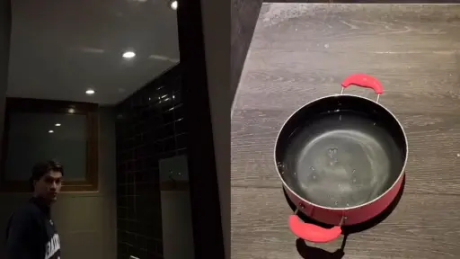 El departamento terminó completamente inundado, Instagram