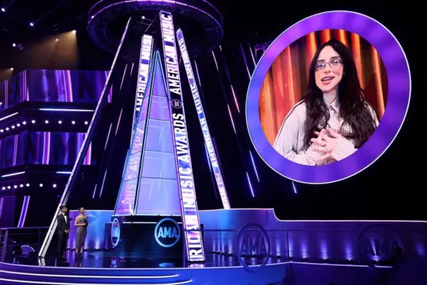 Billie Eilish: Se corona como la artista del año de los American Music Awards 2025 ,Cedido