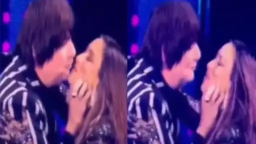Myriam Hernández y Álvaro Henríquez protagonizaron aplaudido beso en histórica noche en el Nacional, Captura
