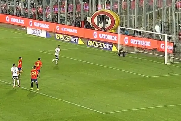 Arturo Vidal marcó el 3-1 en Pedrero ,Captura