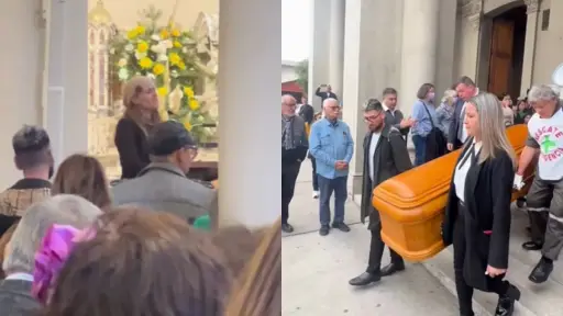 Hoy se realizó el funeral de Teresita Reyes, red X