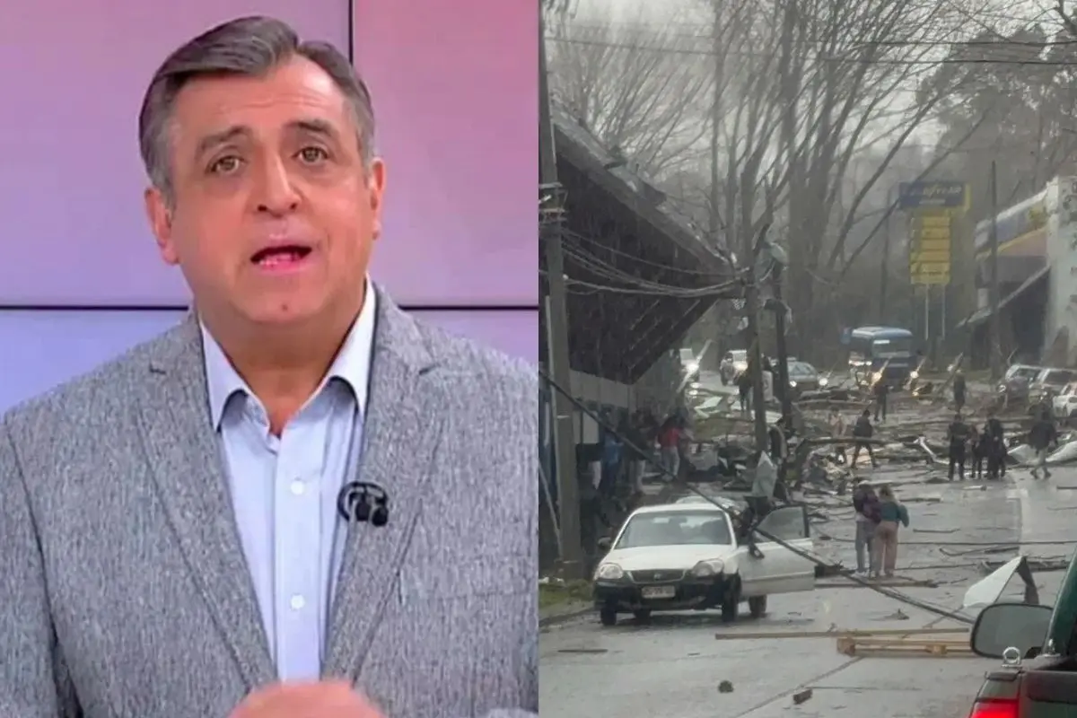 Fuerto tornado azotó a la ciudad de Puerto Varas, Captura