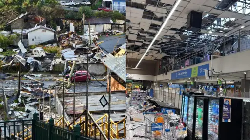 Un tornado generó estragos en Puerto Varas, red X