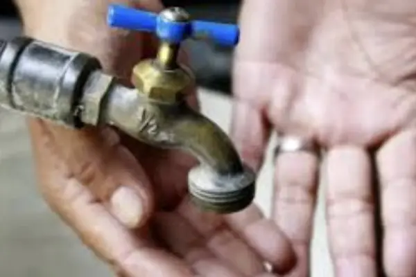 corte de agua
