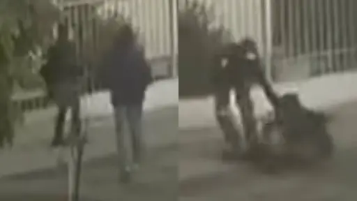 Niña víctima de robo, Captura