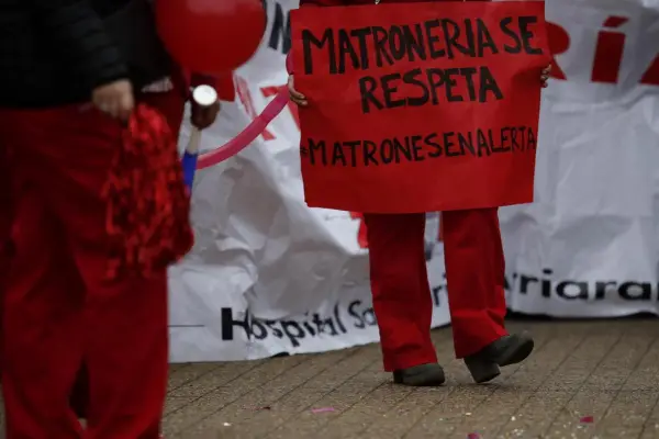 Matronas/es movilizados  ,Agencia Uno 