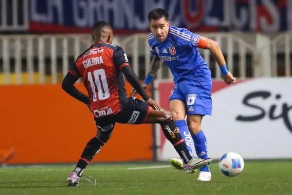 Matías Zaldivia es uno de los pocos titulares de la U en Quillota ,red X