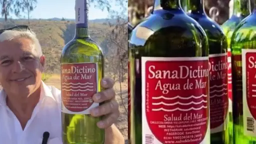 Sanadictino: Polémica por empresa que vende agua de mar como la cura del cáncer, Captura de redes sociales