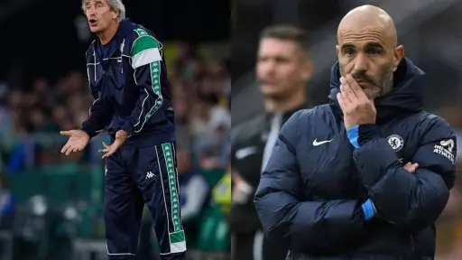 Manuel Pellegrini y Enzo Maresca, Cedido