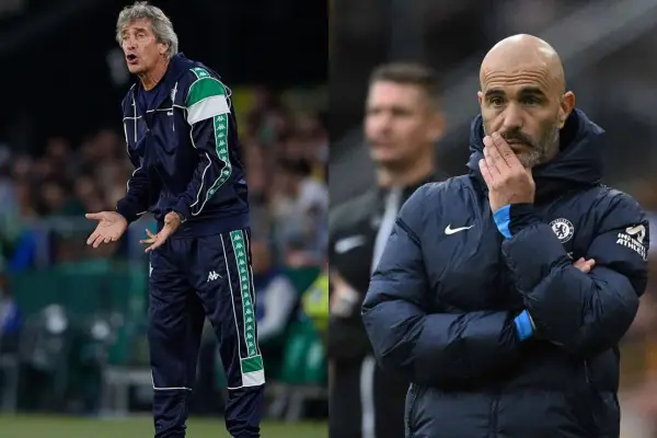 Manuel Pellegrini y Enzo Maresca ,Cedido