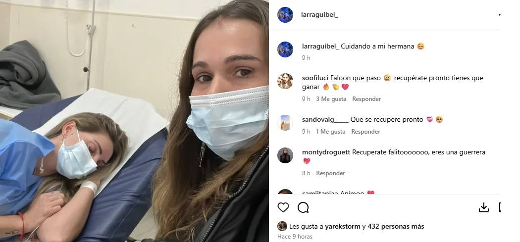 Thais alarmó con la salud de Faloon Larraguibel. - Instagram