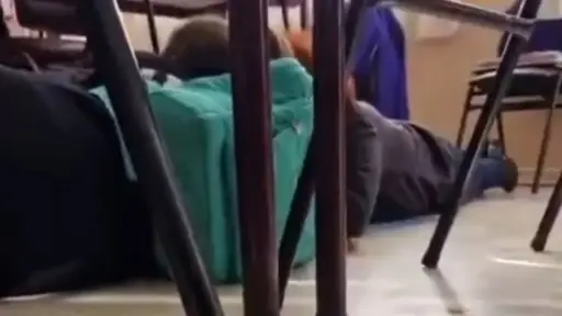 Balacera al interior en la sala de 3º Medio, Captura