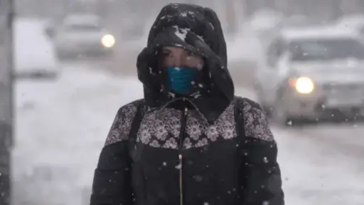 La nieve vuelve a sectores por los sobre 1.000 metros, Agencia Uno