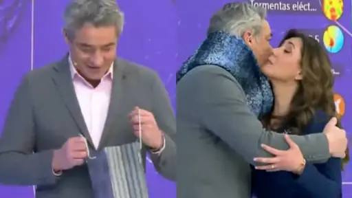 El tierno regalo de Priscilla Vargas a José Luis Repenning, Captura | Canal 13