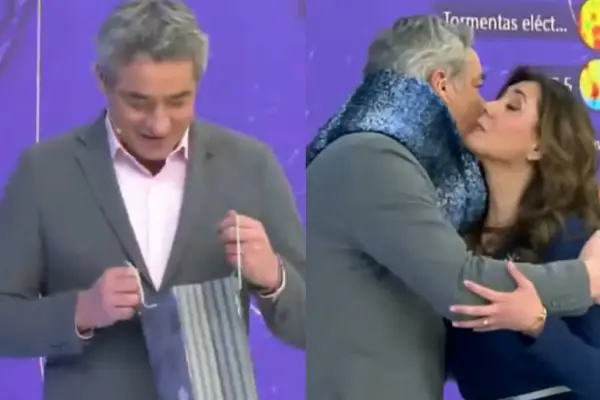 El tierno regalo de Priscilla Vargas a José Luis Repenning ,Captura | Canal 13