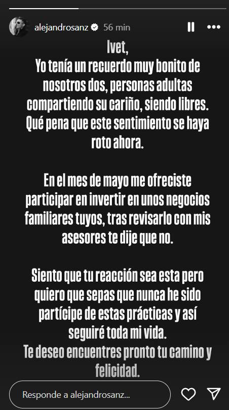 Alejandro Sanz Instagram - Redes Sociales