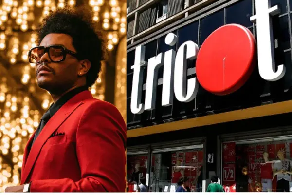 Tricot vs. The Weeknd: la empresa chilena presento una querella en contra del  cantante canadiense por nombre de la marca ,Cedido