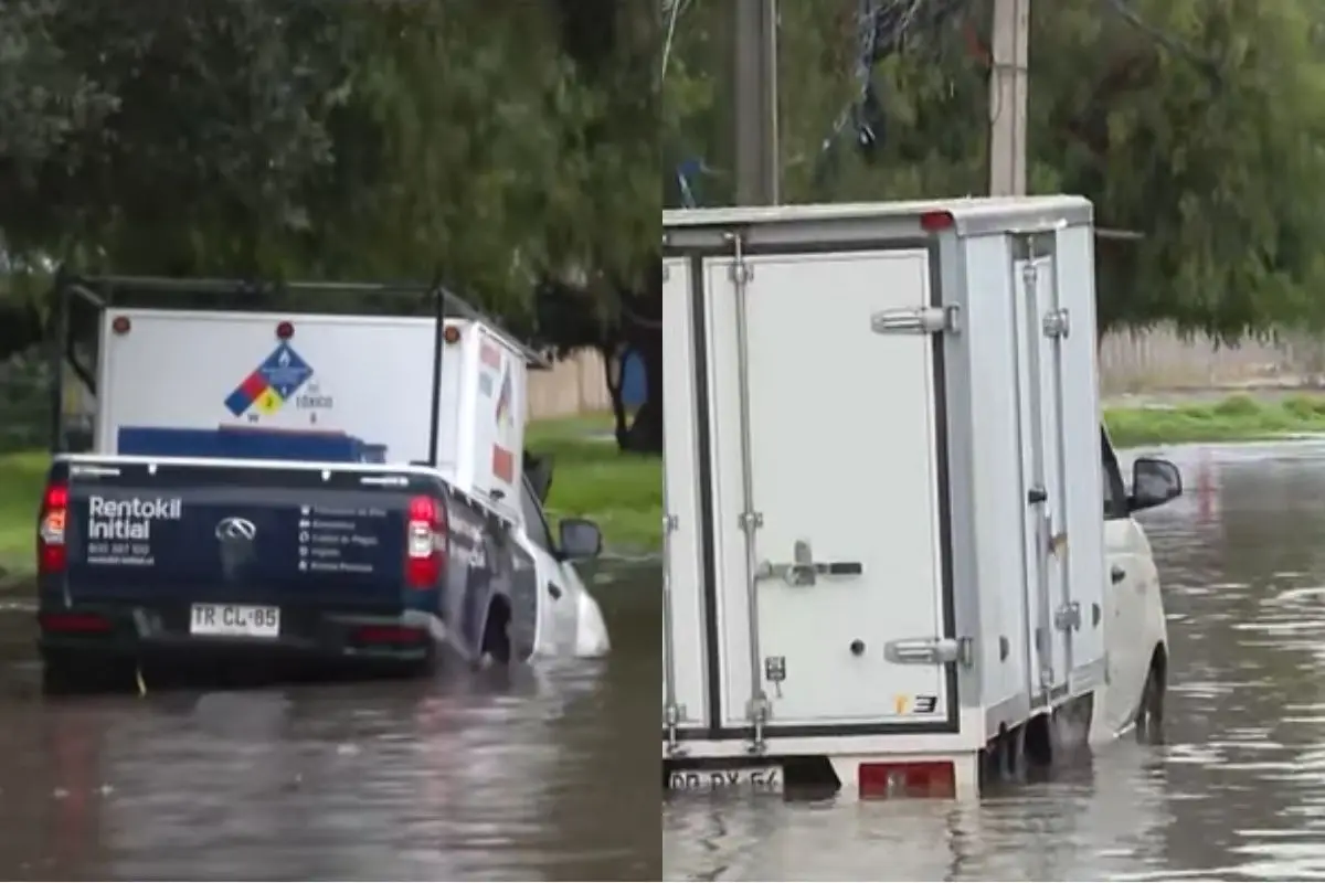 Vehículos atrapados en Quilicura, Captura de pantalla