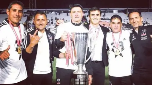 El equipo técnico de Gustavo Quinteros en Colo Colo, Instagram