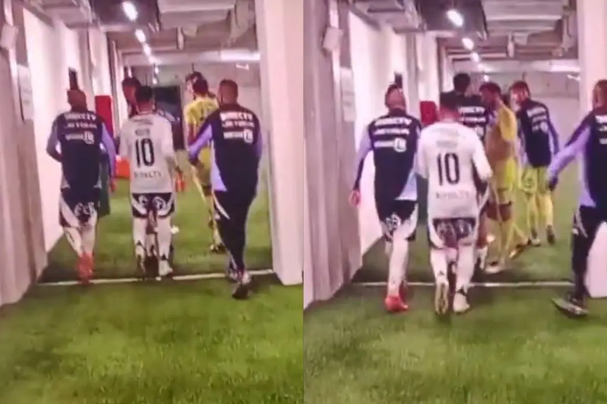 Todo quedó grabado en la transmisión oficial, Captura