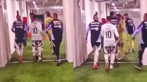 Todo quedó grabado en la transmisión oficial, Captura