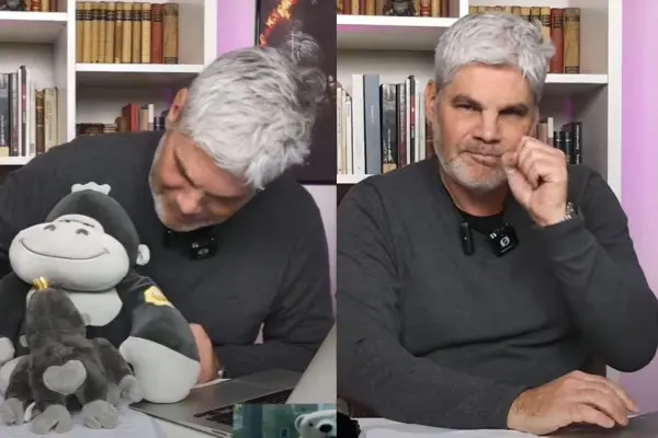 Juan Cristóbal Guarello fue expresivo en pantalla ,Captura