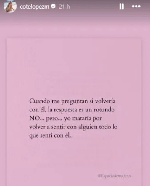 La reacción de Coté López al supuesto nuevo romance de Luis Jiménez en Mundos Opuestos - Coté López | Instagram