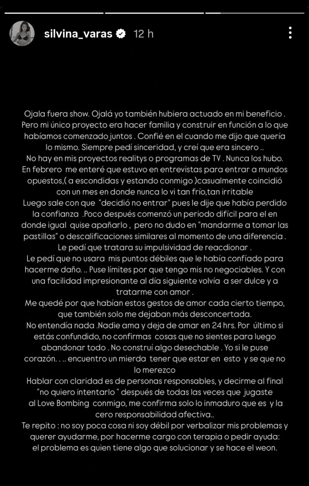 Silvina Varas  - Redes sociales 