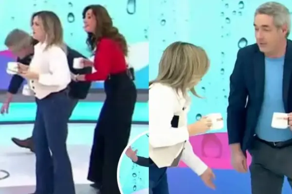 Michelle Adam estuvo al borde de protagonizar el chascarro del año en ''Tu Día'' ,Captura de Canal 13 