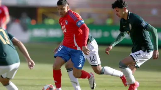 Alexis Sánchez poco pudo hacer en Bolivia, red X