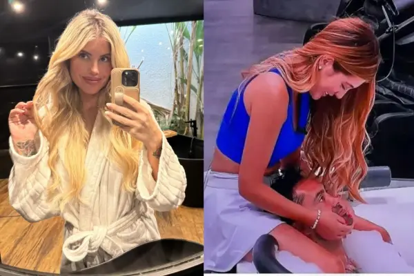 Coté López mira por televisión a su ex marido ,Captura