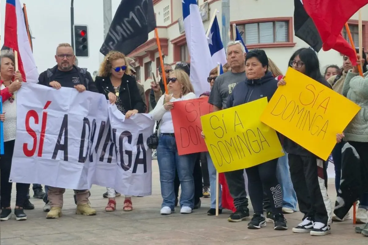 Sí a Dominga, red X