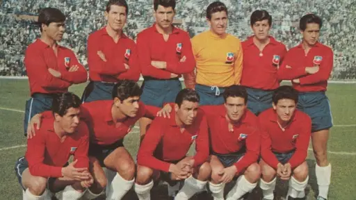 La Roja mundialista en 1962, red X