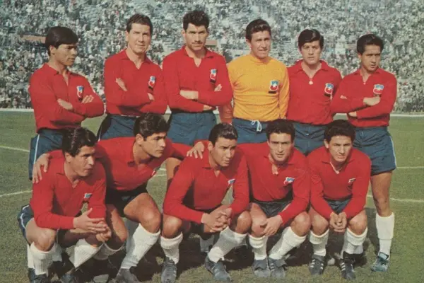 La Roja mundialista en 1962 ,red X