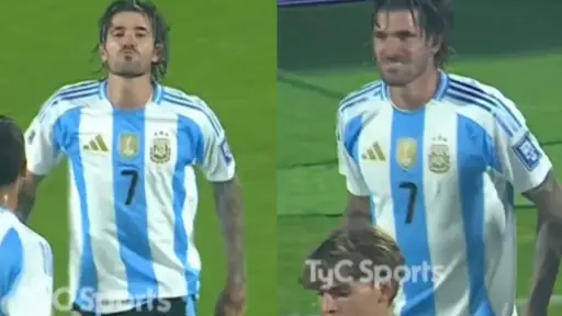 Rodrigo de Paul se burló del King, red X