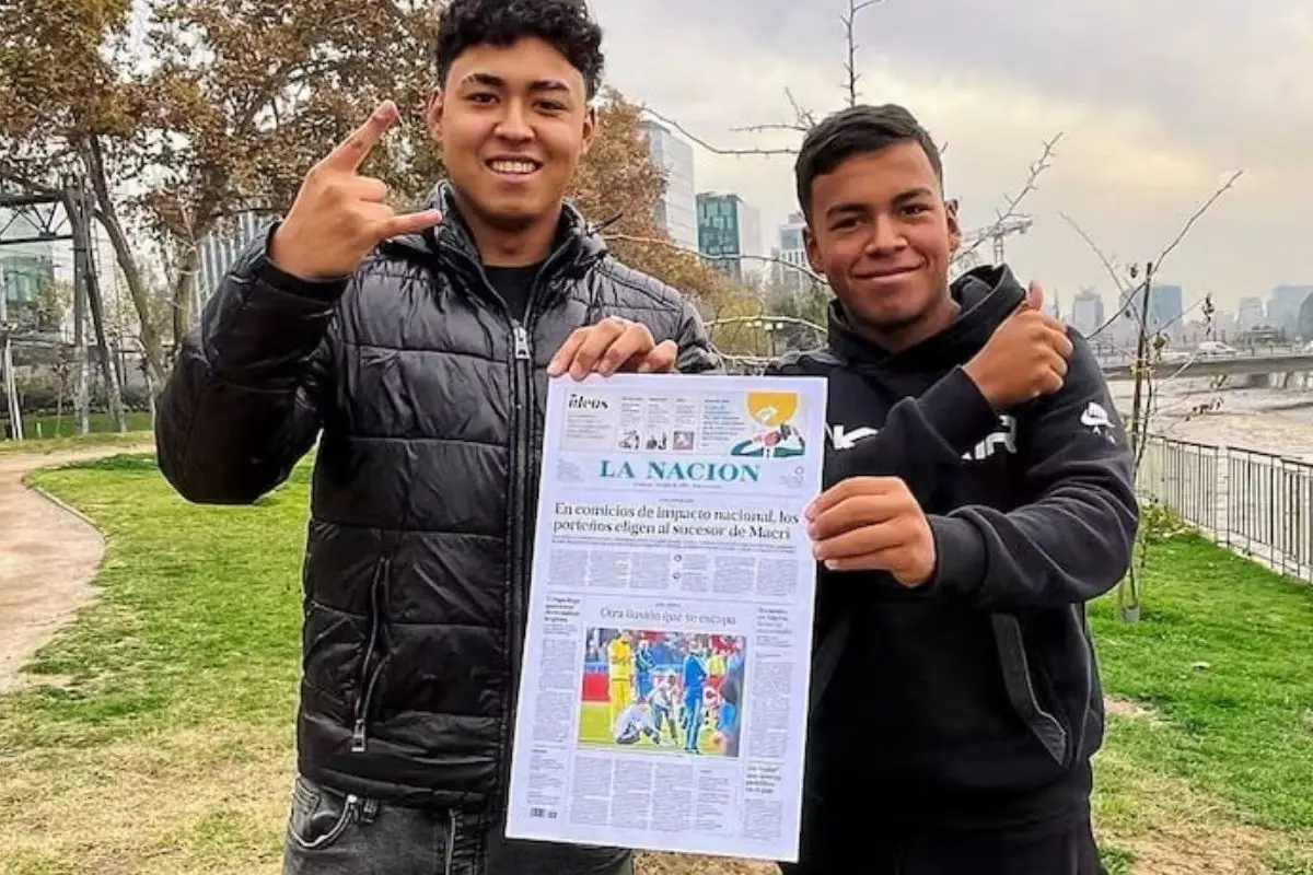 Los hermanos Sandoval hoy con 19 y 16 años respectivamente, Instagram