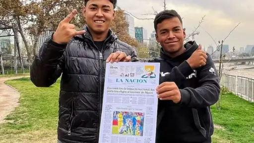 Los hermanos Sandoval hoy con 19 y 16 años respectivamente, Instagram