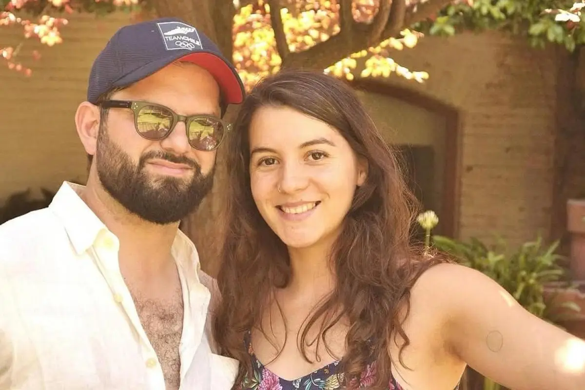 Presidente Boric junto a Paula Carrasco, Redes sociales | Referencial