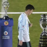Lionel Messi miró la copa de lejos en el Nacional, Instagram