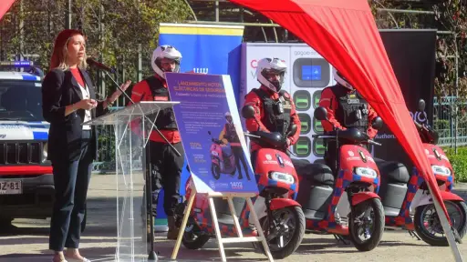 Motos patrulla Las Condes , Cedida